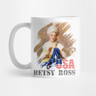 Betsy Ross 1776 Flag American Flag Tshirt Retro Vintage Highland Armory Mug